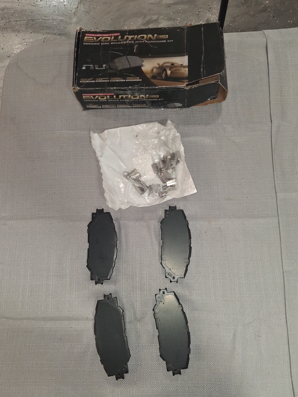 Evolution Ceramic Disc Brake Pads - Black